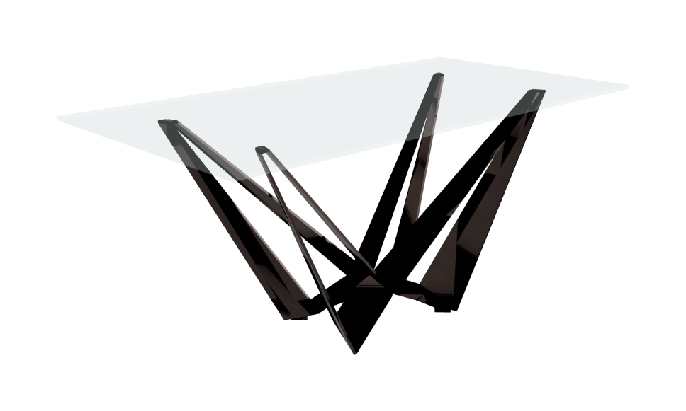 Cattelan Italia Skorpio Glass Dining Table