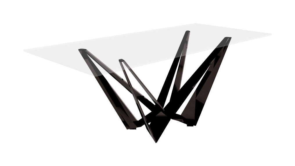 Cattelan Italia Skorpio Glass Dining Table