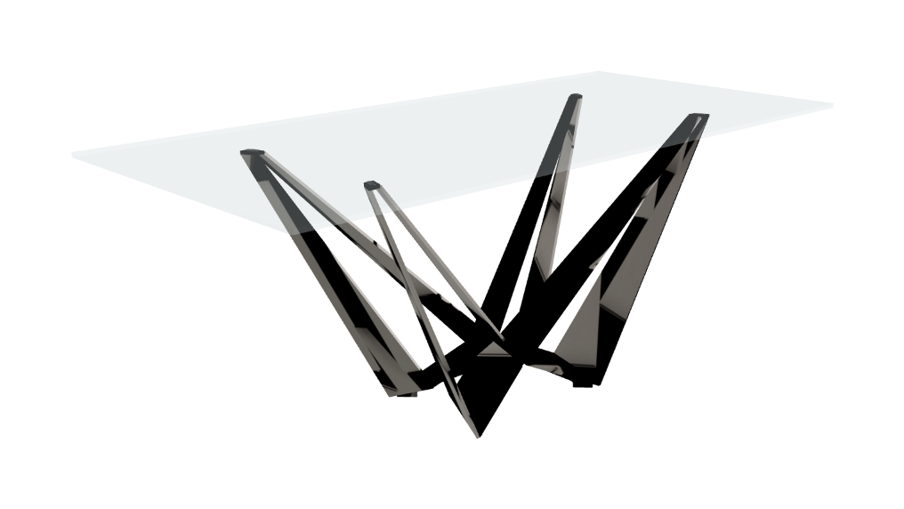 Cattelan Italia Skorpio Glass Dining Table