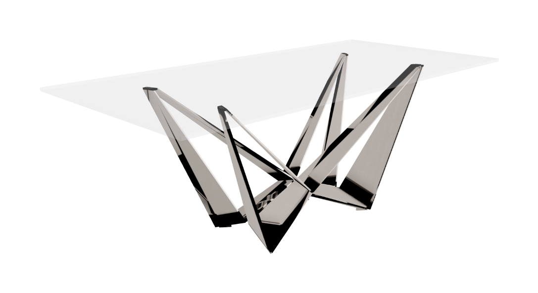 Cattelan Italia Skorpio Glass Dining Table