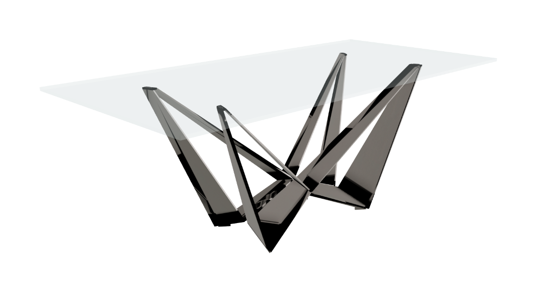Cattelan Italia Skorpio Glass Dining Table