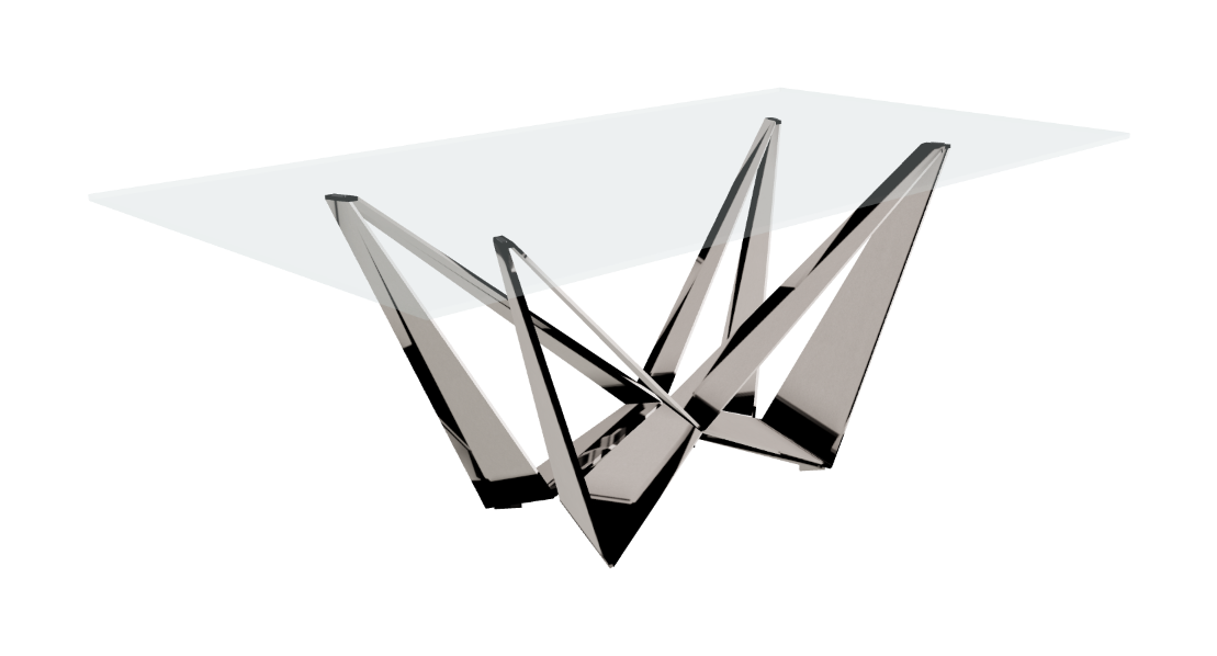 Cattelan Italia Skorpio Glass Dining Table