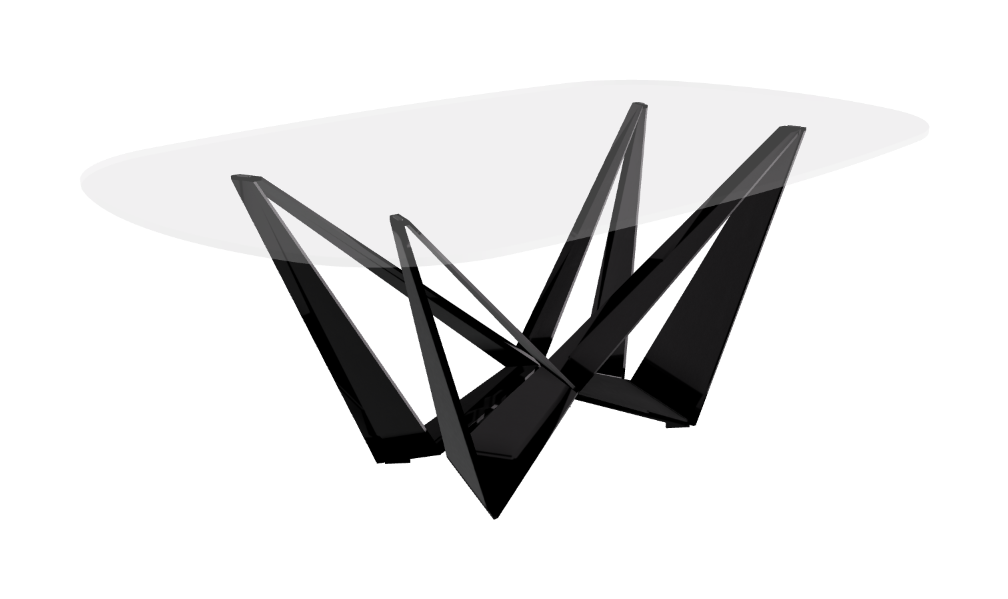 Cattelan Italia Skorpio Glass Dining Table