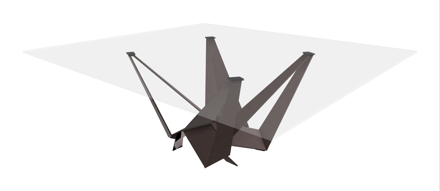 Cattelan Italia Skorpio Glass Dining Table