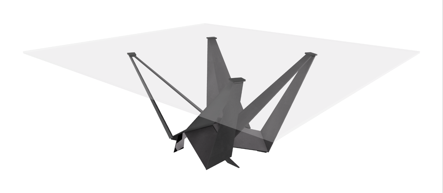 Cattelan Italia Skorpio Glass Dining Table