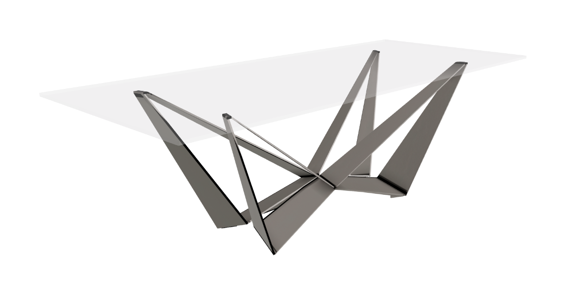 Cattelan Italia Skorpio Glass Dining Table