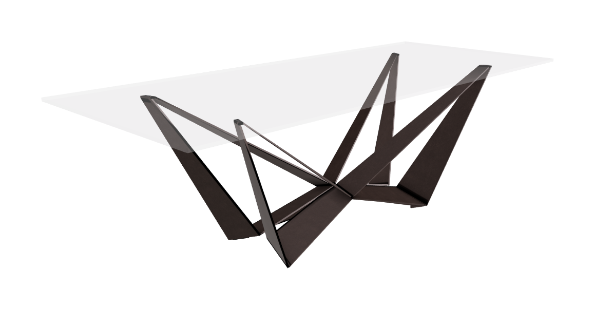 Cattelan Italia Skorpio Glass Dining Table