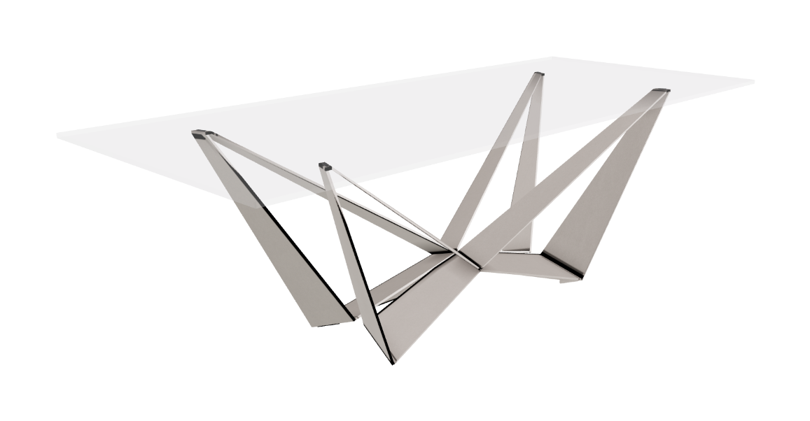 Cattelan Italia Skorpio Glass Dining Table