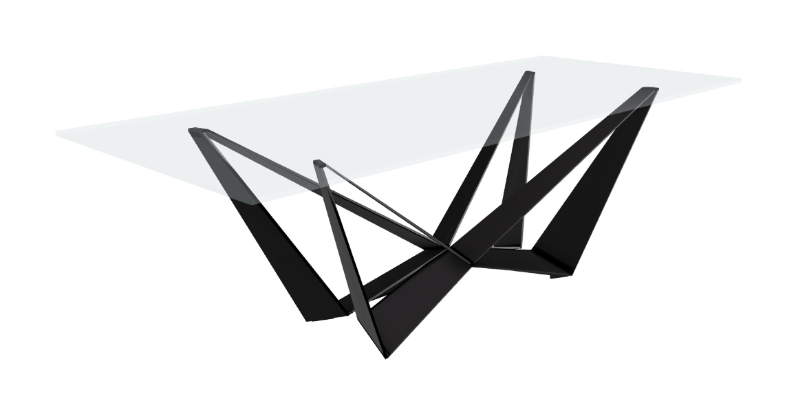 Cattelan Italia Skorpio Glass Dining Table