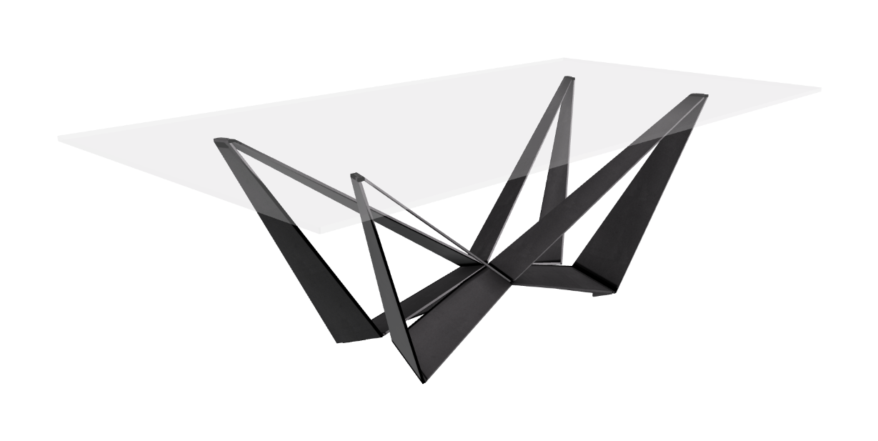 Cattelan Italia Skorpio Glass Dining Table