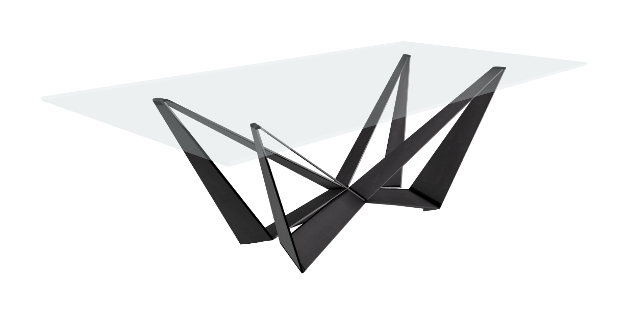 Cattelan Italia Skorpio Glass Dining Table