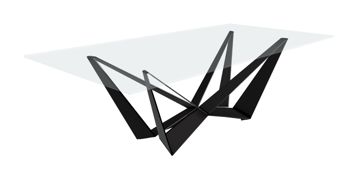 Cattelan Italia Skorpio Glass Dining Table