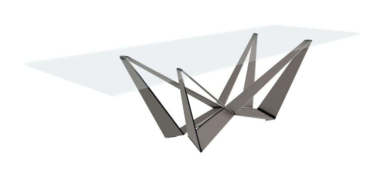 Cattelan Italia Skorpio Glass Dining Table