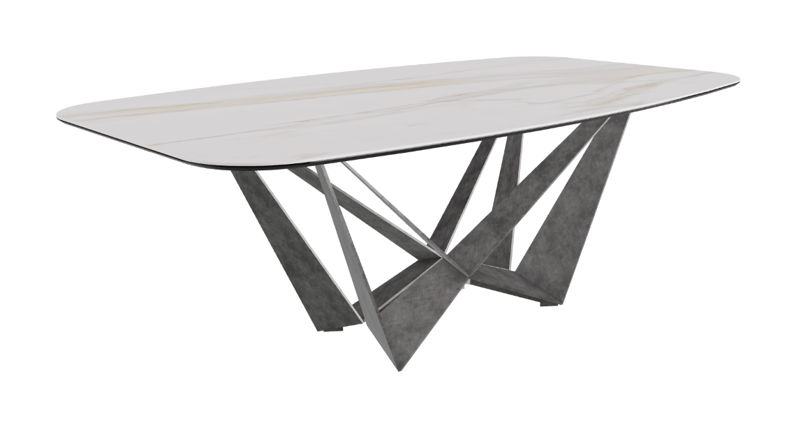 Cattelan Italia Skorpio Keramik Barrel Shaped Dining Table 200 & 240