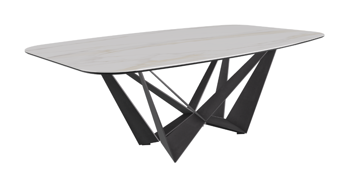 Cattelan Italia Skorpio Keramik Barrel Shaped Dining Table 200 & 240