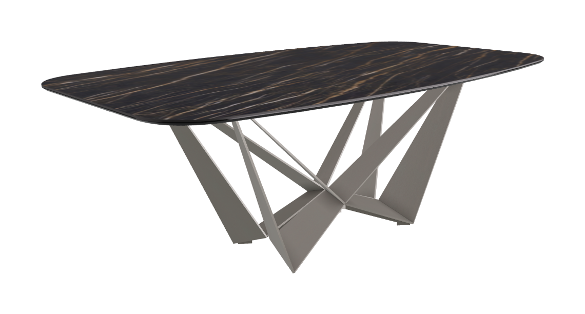 Cattelan Italia Skorpio Keramik Barrel Shaped Dining Table 200 & 240