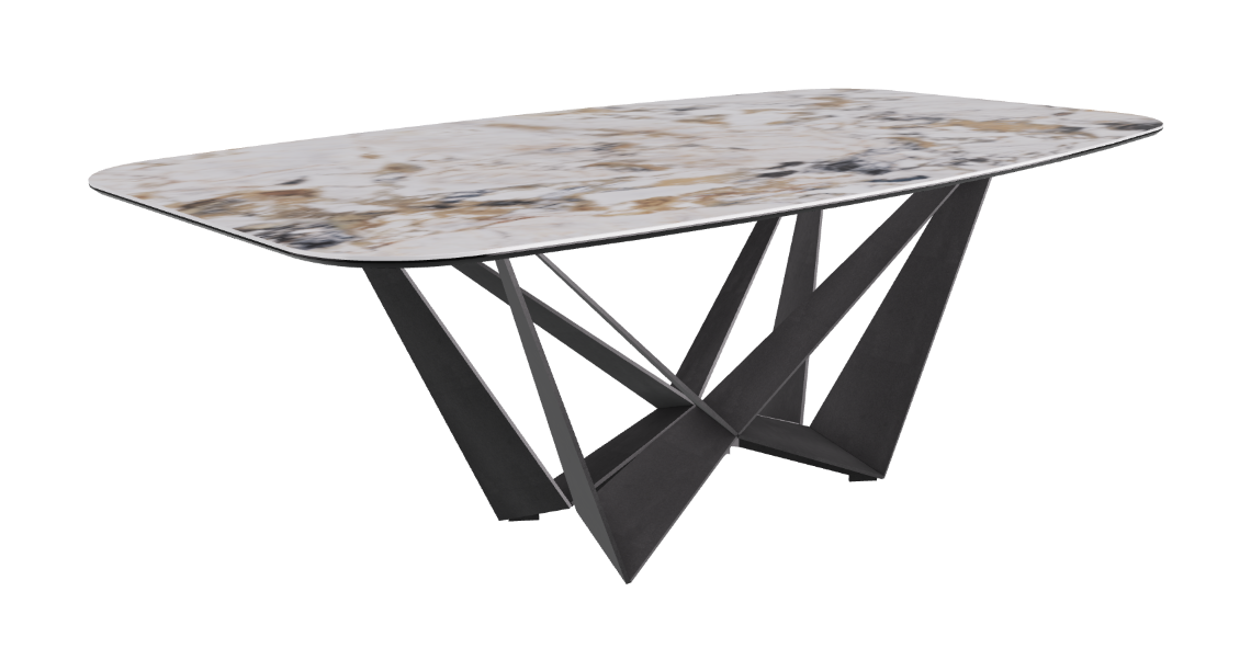 Cattelan Italia Skorpio Keramik Barrel Shaped Dining Table 200 & 240
