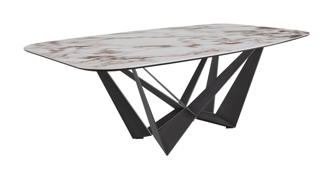 Cattelan Italia Skorpio Keramik Barrel Shaped Dining Table 200 & 240