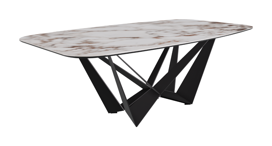 Cattelan Italia Skorpio Keramik Barrel Shaped Dining Table 200 & 240