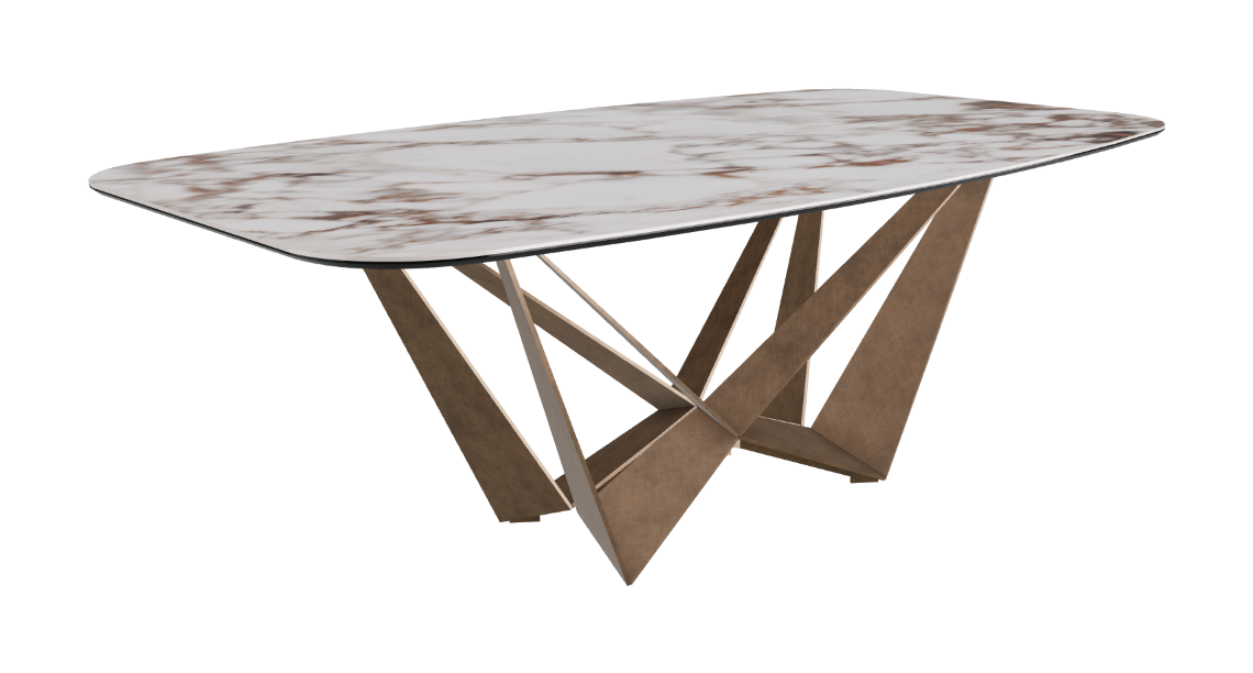 Cattelan Italia Skorpio Keramik Barrel Shaped Dining Table 200 & 240