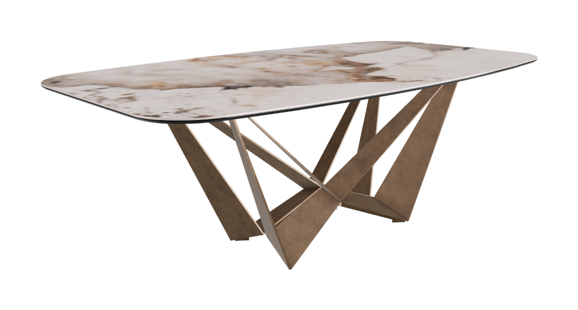 Cattelan Italia Skorpio Keramik Barrel Shaped Dining Table 200 & 240
