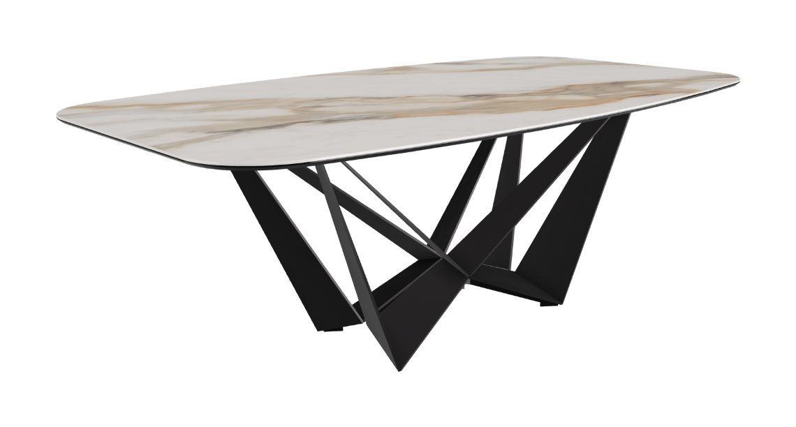 Cattelan Italia Skorpio Keramik Barrel Shaped Dining Table 200 & 240