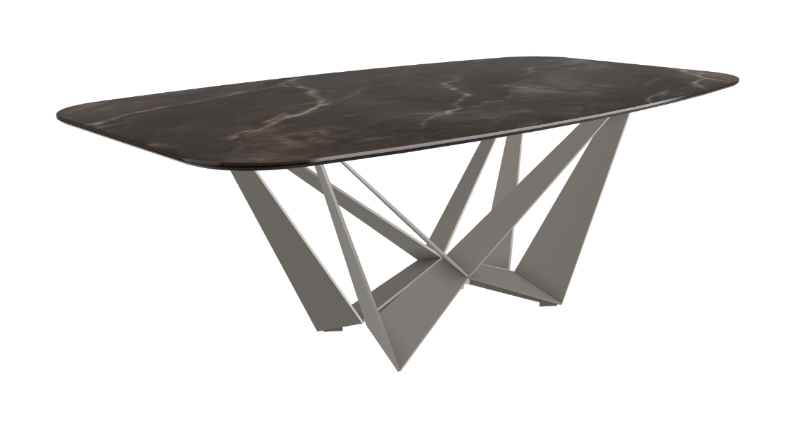 Cattelan Italia Skorpio Keramik Barrel Shaped Dining Table 200 & 240