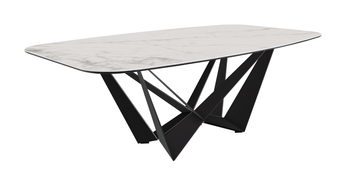 Cattelan Italia Skorpio Keramik Barrel Shaped Dining Table 200 & 240