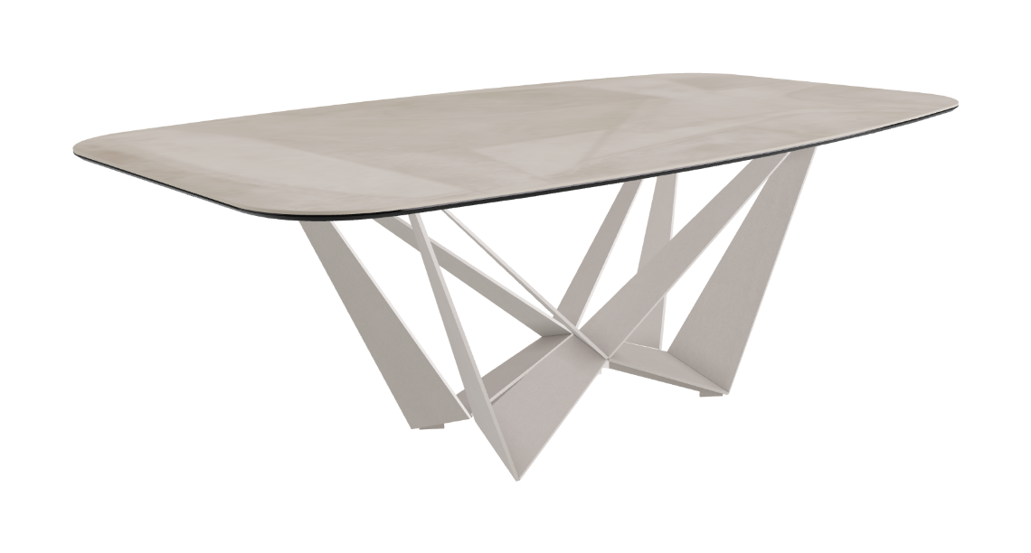 Cattelan Italia Skorpio Keramik Barrel Shaped Dining Table 200 & 240
