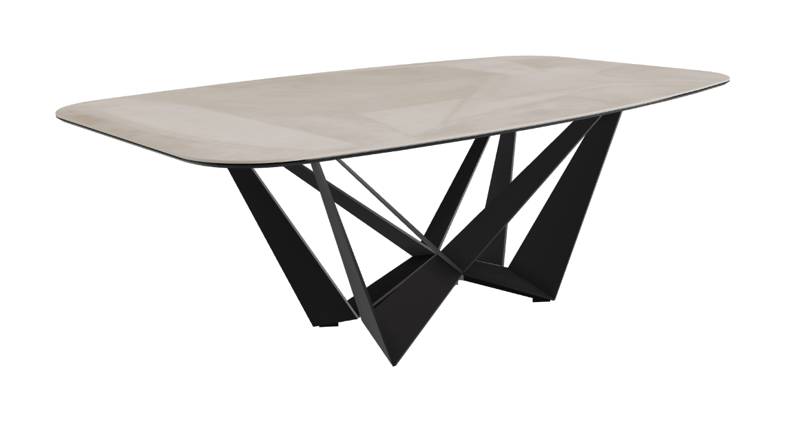 Cattelan Italia Skorpio Keramik Barrel Shaped Dining Table 200 & 240