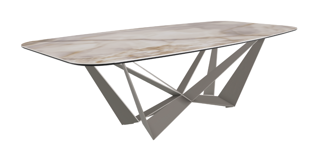 Cattelan Italia Skorpio Keramik Barrel Shaped Dining Table 200 & 240