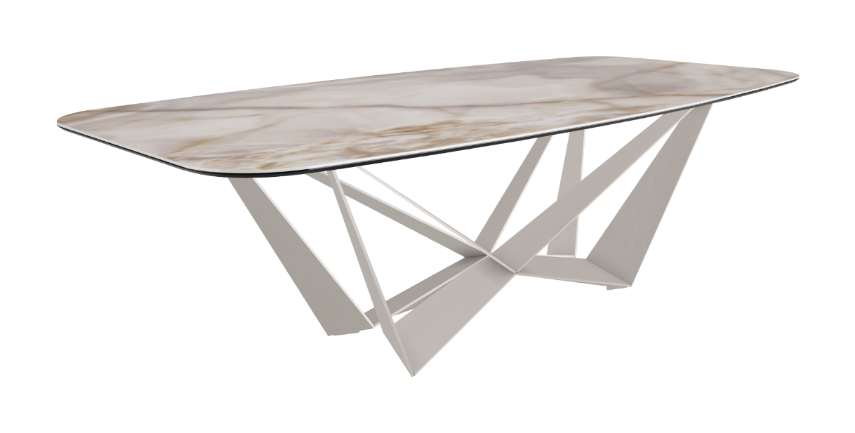 Cattelan Italia Skorpio Keramik Barrel Shaped Dining Table 200 & 240