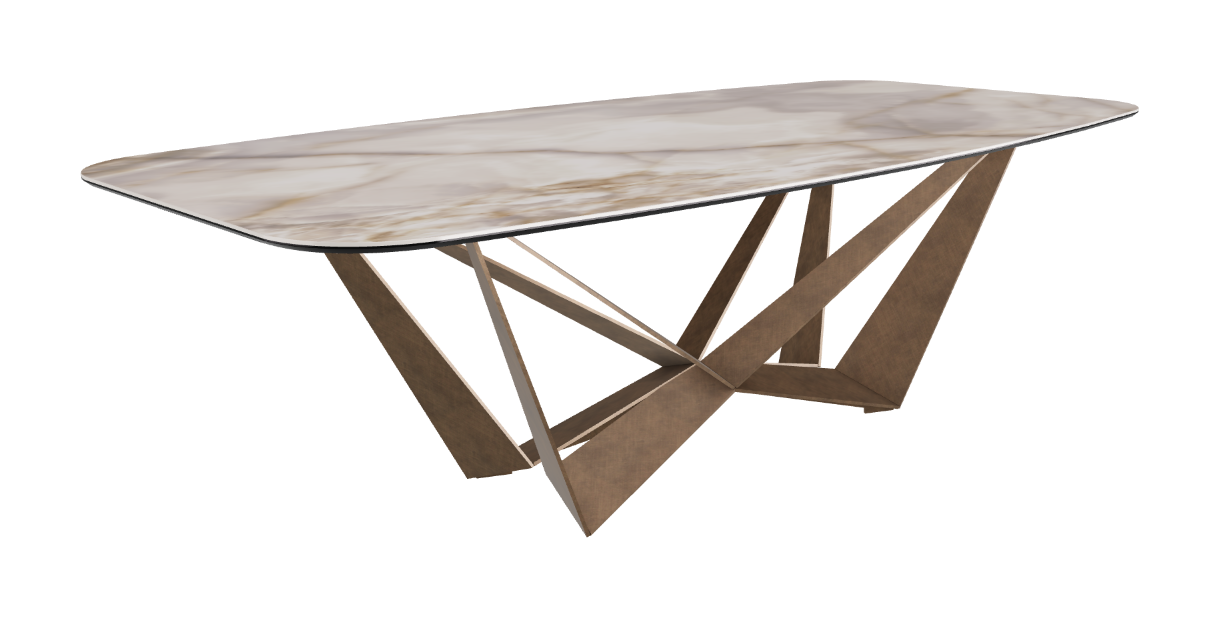 Cattelan Italia Skorpio Keramik Barrel Shaped Dining Table 200 & 240