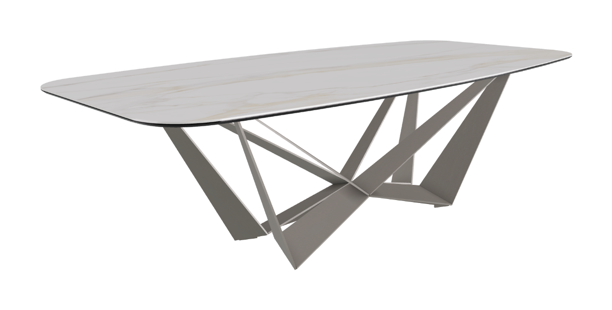 Cattelan Italia Skorpio Keramik Barrel Shaped Dining Table 200 & 240