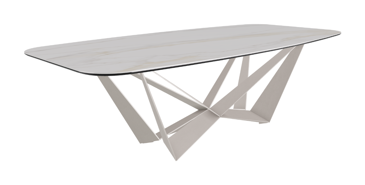 Cattelan Italia Skorpio Keramik Barrel Shaped Dining Table 200 & 240