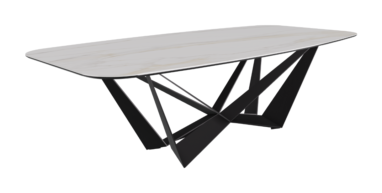 Cattelan Italia Skorpio Keramik Barrel Shaped Dining Table 200 & 240
