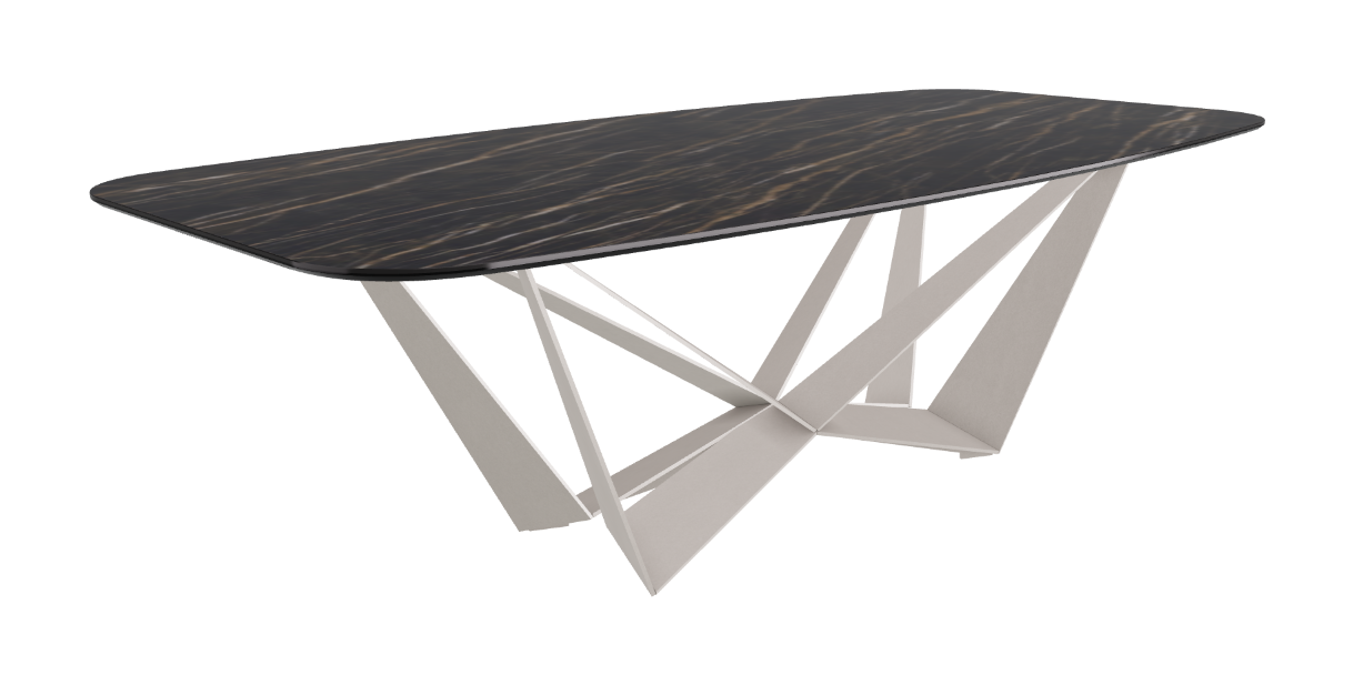 Cattelan Italia Skorpio Keramik Barrel Shaped Dining Table 200 & 240
