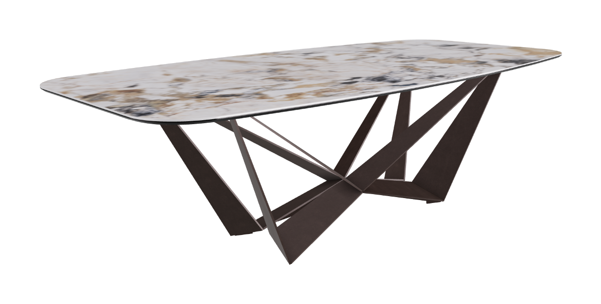 Cattelan Italia Skorpio Keramik Barrel Shaped Dining Table 200 & 240