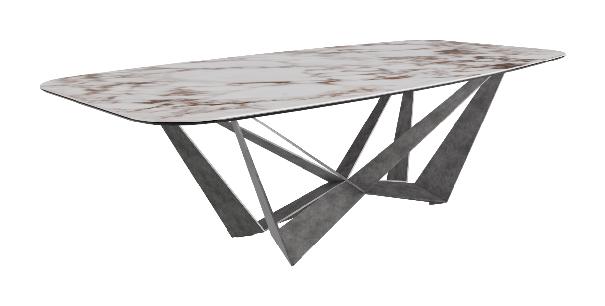 Cattelan Italia Skorpio Keramik Barrel Shaped Dining Table 200 & 240
