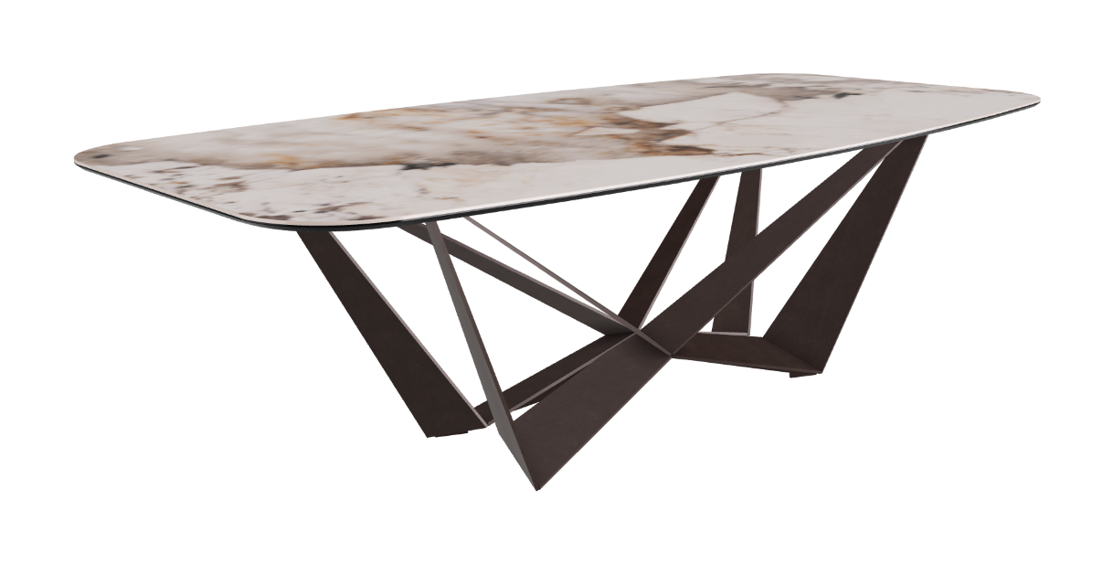 Cattelan Italia Skorpio Keramik Barrel Shaped Dining Table 200 & 240