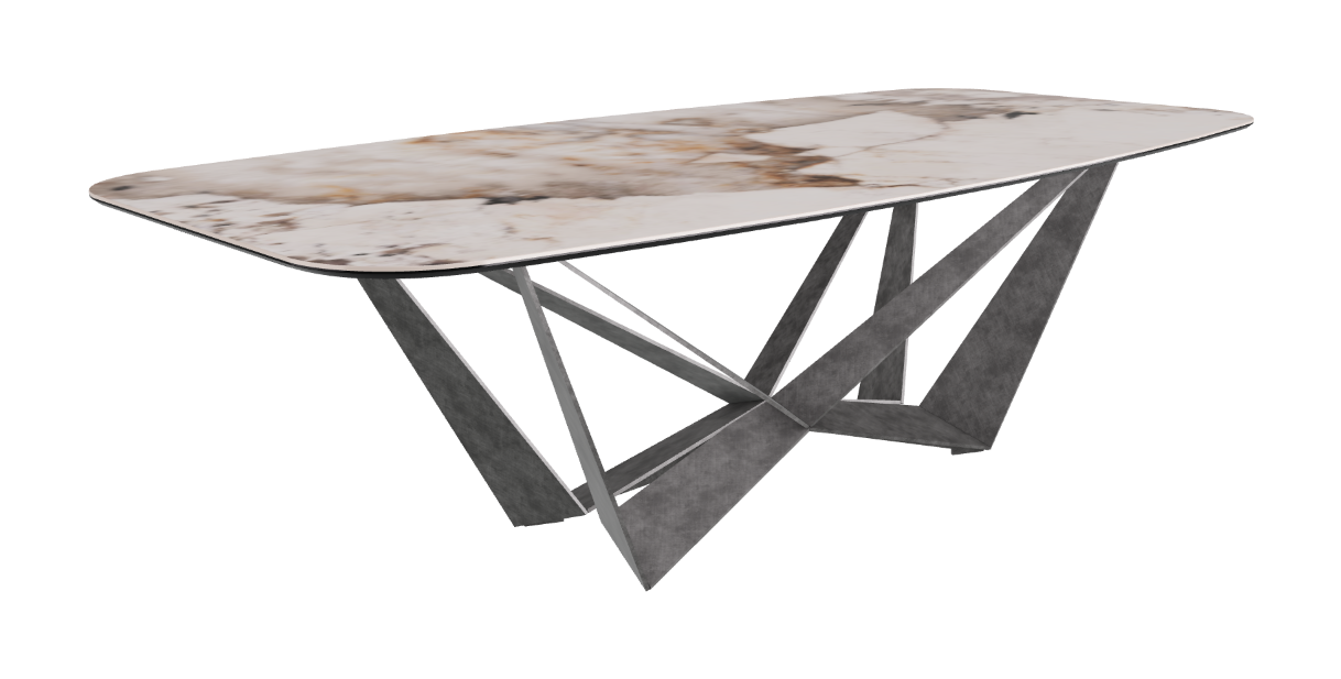 Cattelan Italia Skorpio Keramik Barrel Shaped Dining Table 200 & 240