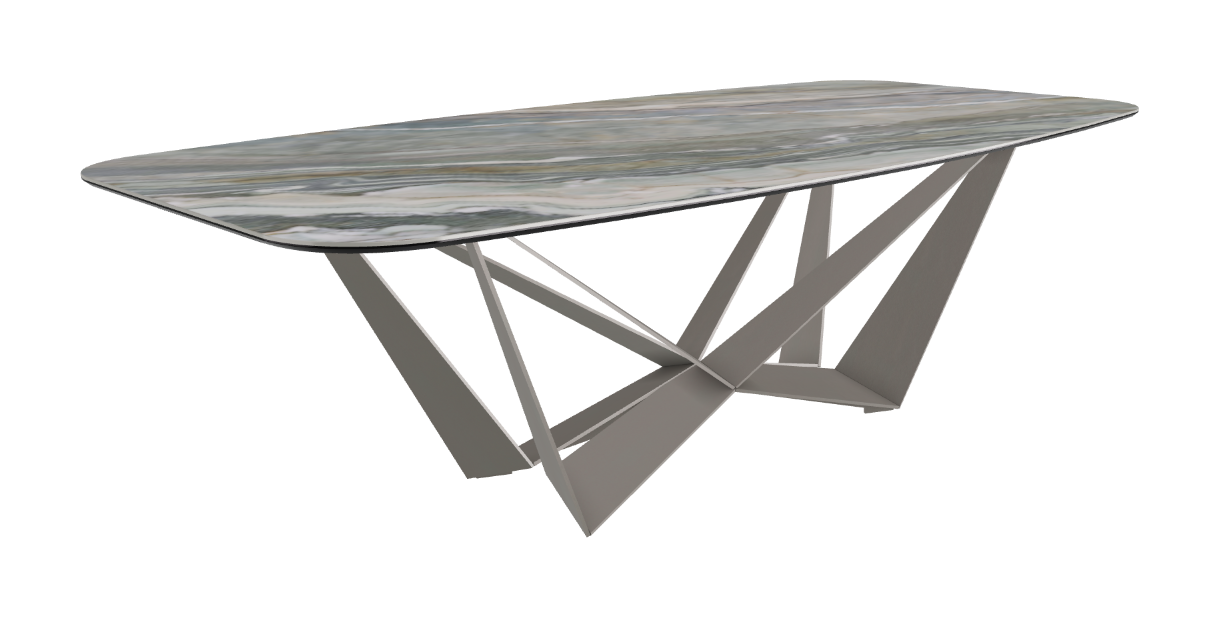 Cattelan Italia Skorpio Keramik Barrel Shaped Dining Table 200 & 240