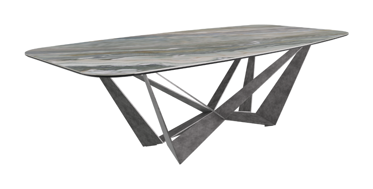 Cattelan Italia Skorpio Keramik Barrel Shaped Dining Table 200 & 240