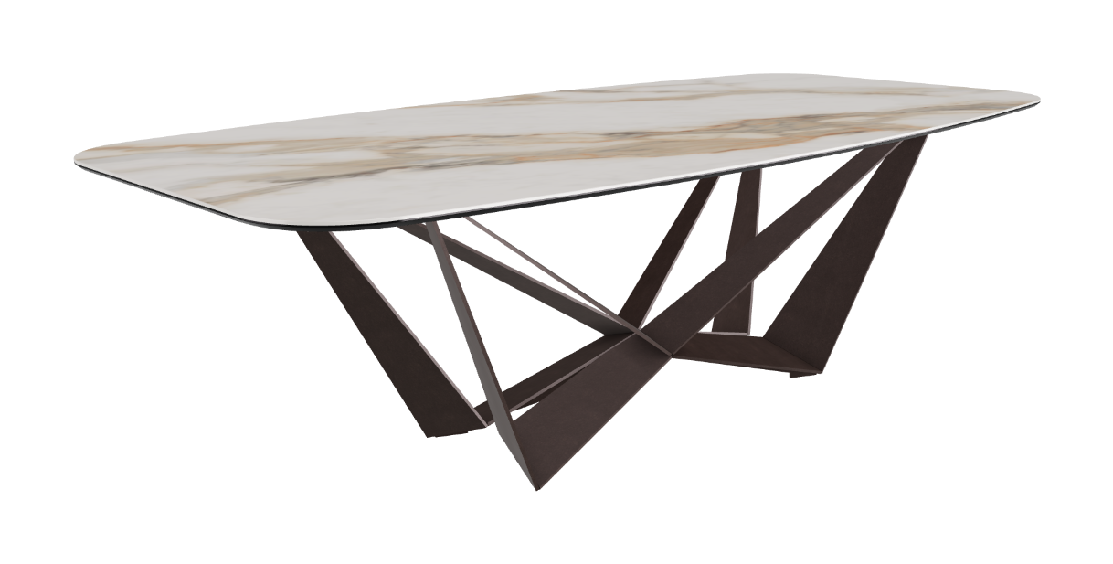 Cattelan Italia Skorpio Keramik Barrel Shaped Dining Table 200 & 240