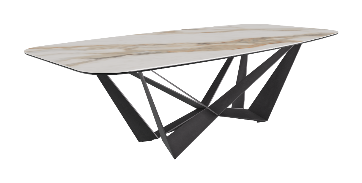 Cattelan Italia Skorpio Keramik Barrel Shaped Dining Table 200 & 240