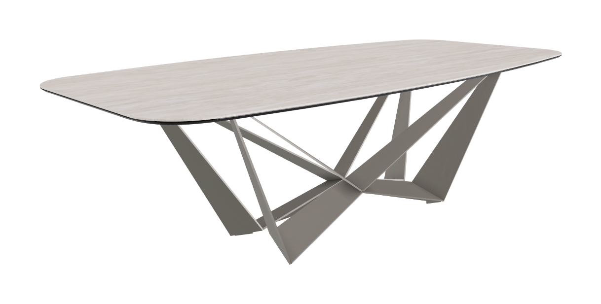 Cattelan Italia Skorpio Keramik Barrel Shaped Dining Table 200 & 240