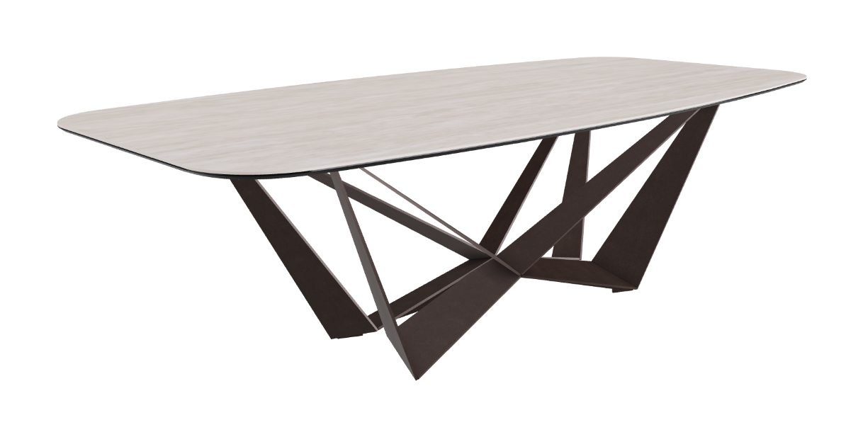 Cattelan Italia Skorpio Keramik Barrel Shaped Dining Table 200 & 240