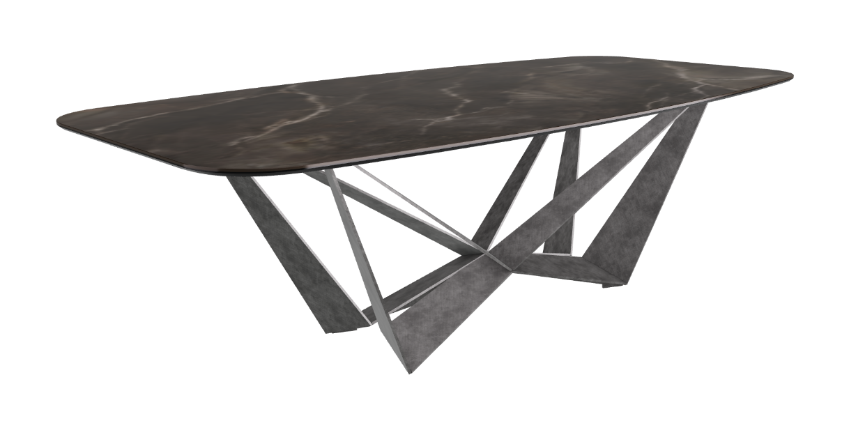 Cattelan Italia Skorpio Keramik Barrel Shaped Dining Table 200 & 240