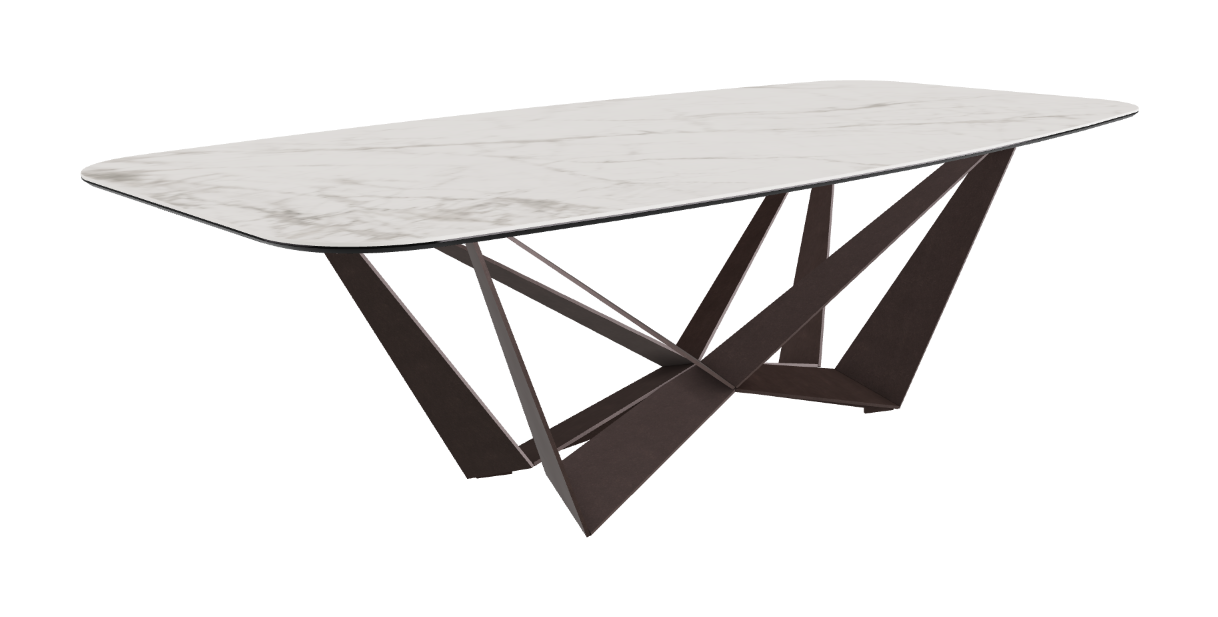 Cattelan Italia Skorpio Keramik Barrel Shaped Dining Table 200 & 240