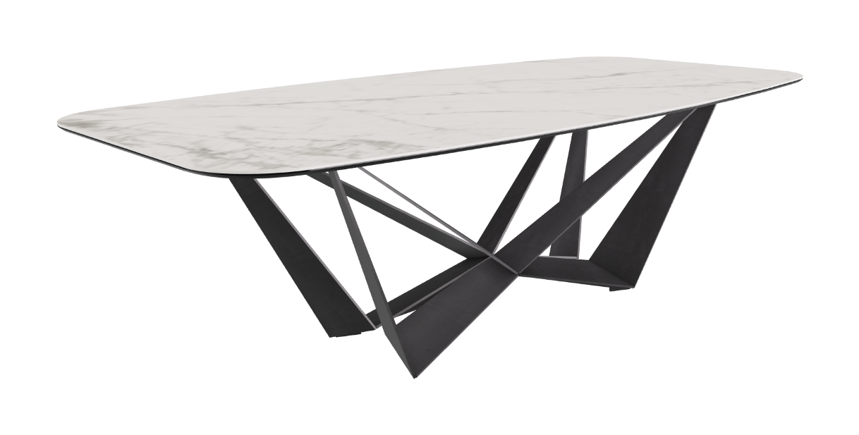 Cattelan Italia Skorpio Keramik Barrel Shaped Dining Table 200 & 240